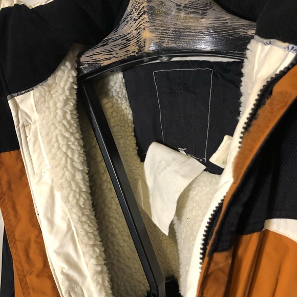 Retro 90’s Snowboard Jacket Faux Sherpa lining size XL - Picture 12 of 12
